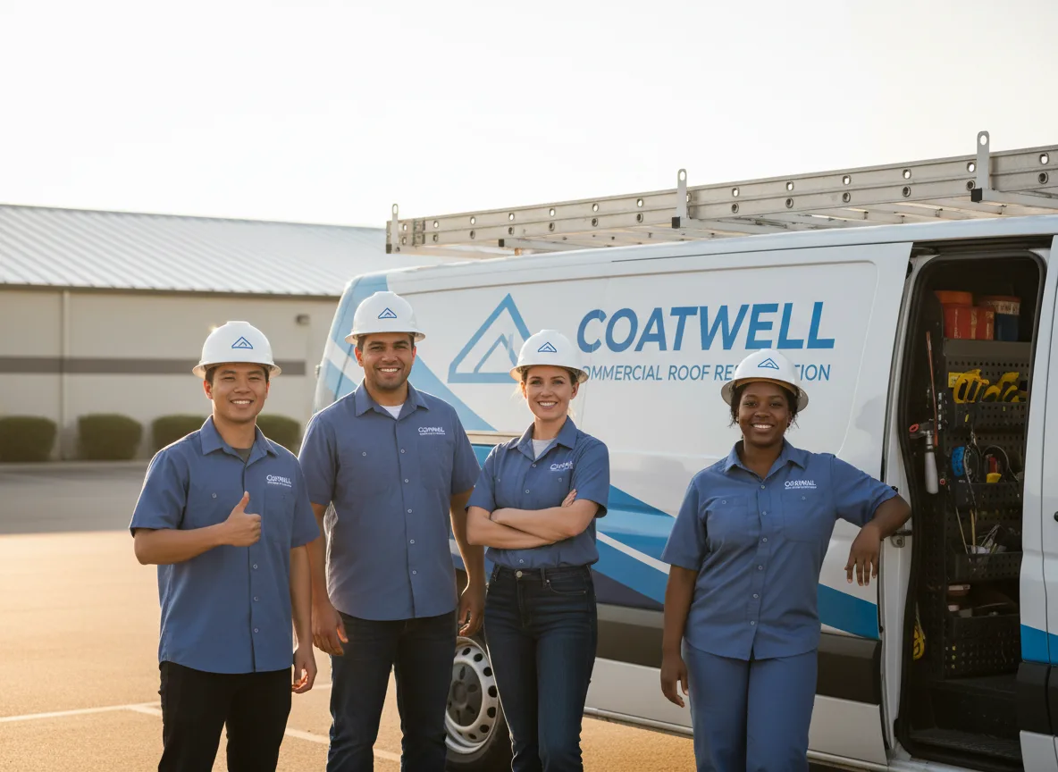 Commercial roof coating company in Cromwell, IA
